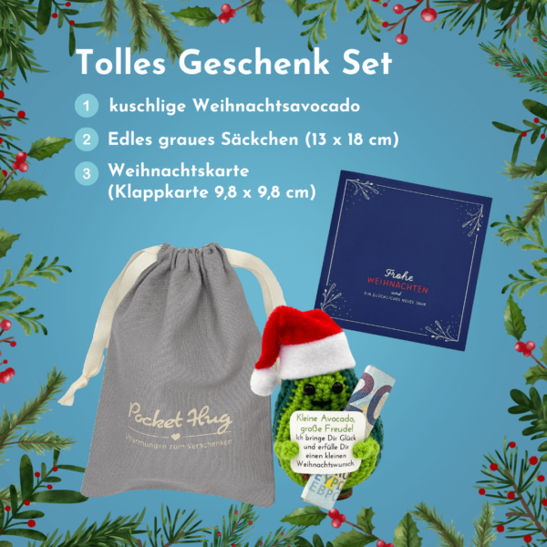 Positive Avocado Geldgeschenk Weihnachten – Bild 2