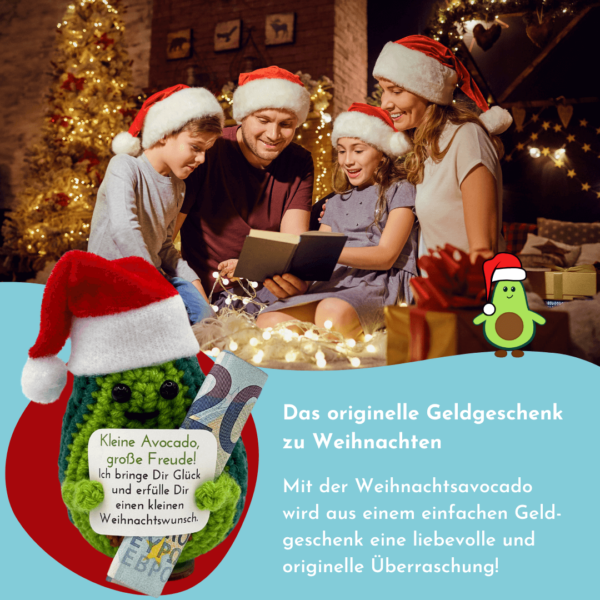 Positive Avocado Geldgeschenk Weihnachten – Bild 4
